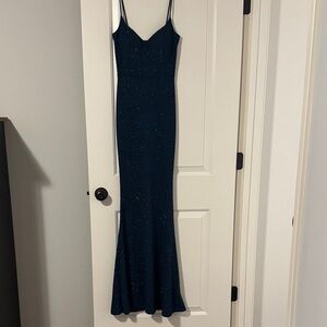 Elegant Blue Evening Gown